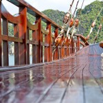 halong bay luxury red dragon junk on boat 150x150 Red Dragon Junk