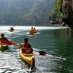 halong bay cruise pelican kayaking 150x150 Halong Bay   Pelican Cruise